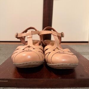 Rockport Cobb Hill Nude Leather Sandals | Size 7.5
